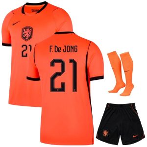 Maillot Pays Bas Kit Enfant Domicile 2026 2027 De Jong
