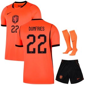 Maillot Pays Bas Kit Enfant Domicile 2026 2027 Dumfries