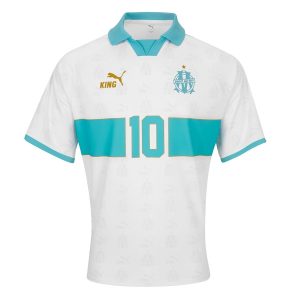 Maillot Rétro King OM Blanc