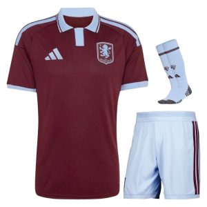 Maillot Aston villa Kit Enfant Domicile 2026 2027 (1)