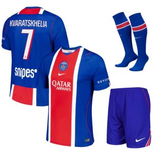 Maillot Kit Enfant PSG Domicile 2026 2027 Kvaratskhelia