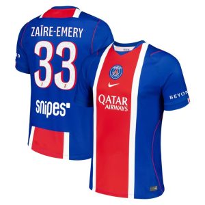 Maillot PSG Domicile 2026 2027 Zaire Emery
