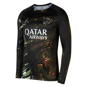 Maillot PSG Jordan Night 2 étoiles Champion 26 Manches Longues (1)