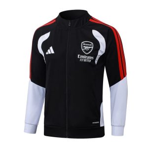 Survetement Arsenal Veste 2026 2027 Noir Rouge