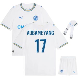 Maillot OM Domicile Kit Enfant 2026 2027 Aubameyang