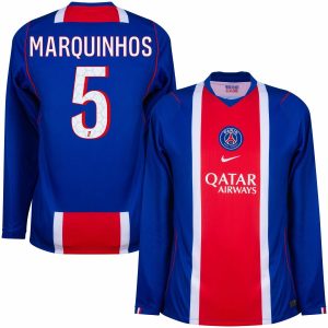 Maillot PSG Domicile 2026 2027 Manches Longues Marquinhos (1)