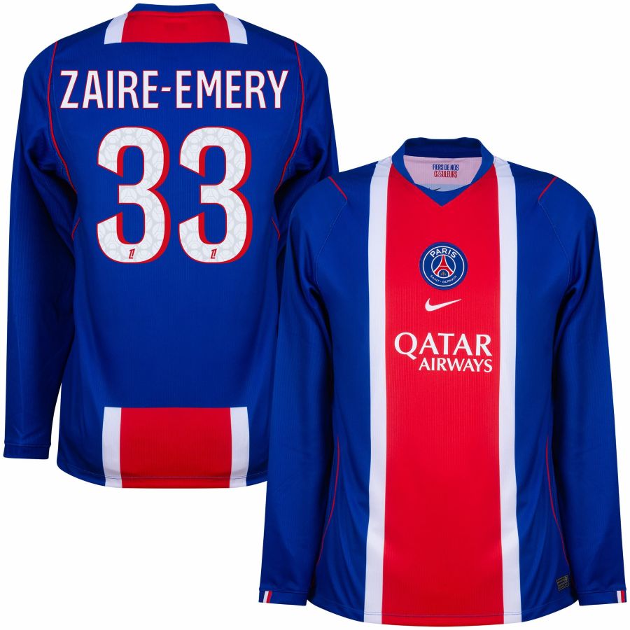 Maillot PSG Domicile 2026 2027 Manches Longues Zaire-Emery (1)