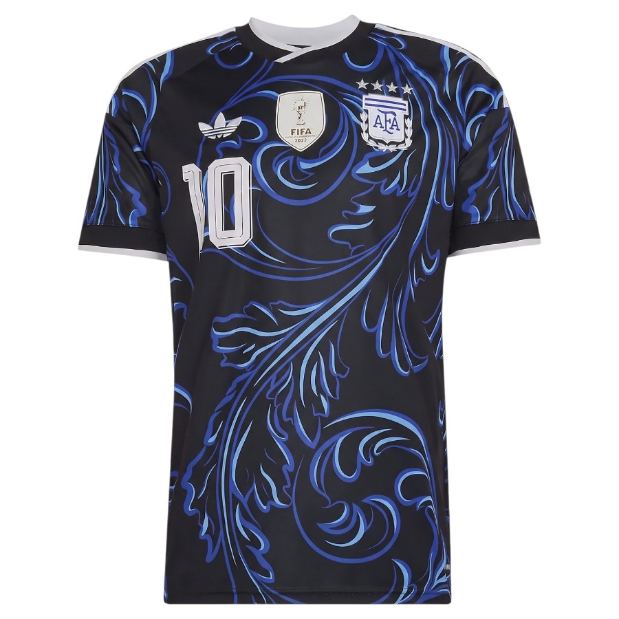 Maillot Argentine Exterieur 4 Etoiles Messi (2)