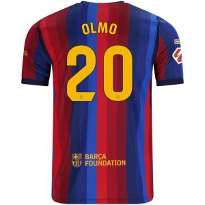 Maillot Barca Domicile 2026 2027 Olmo (2)