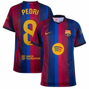 Barca Home Shirt 2026 2027 Pedri (1)