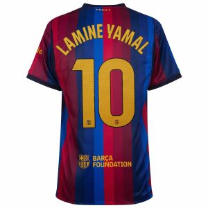 Barca Home Kit for Kids 2026/2027 Lamine Yamal (2)