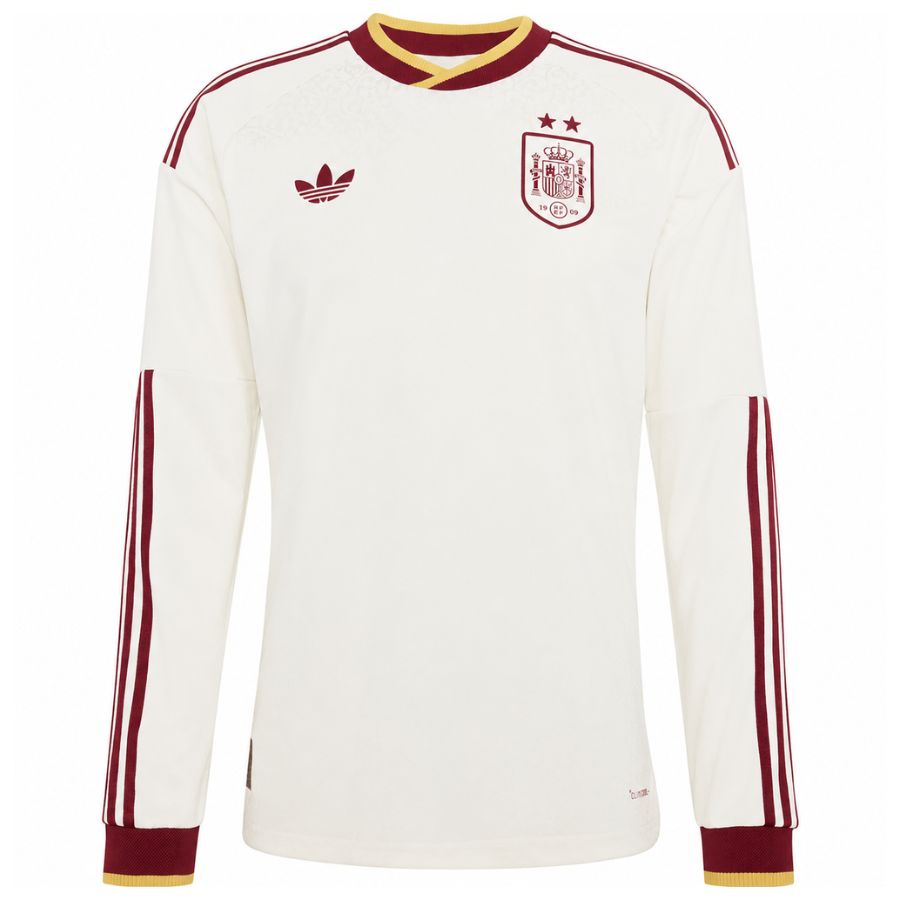 Maillot Espagne Exterieur 2 Etoiles 2026 2027 Manches Longues