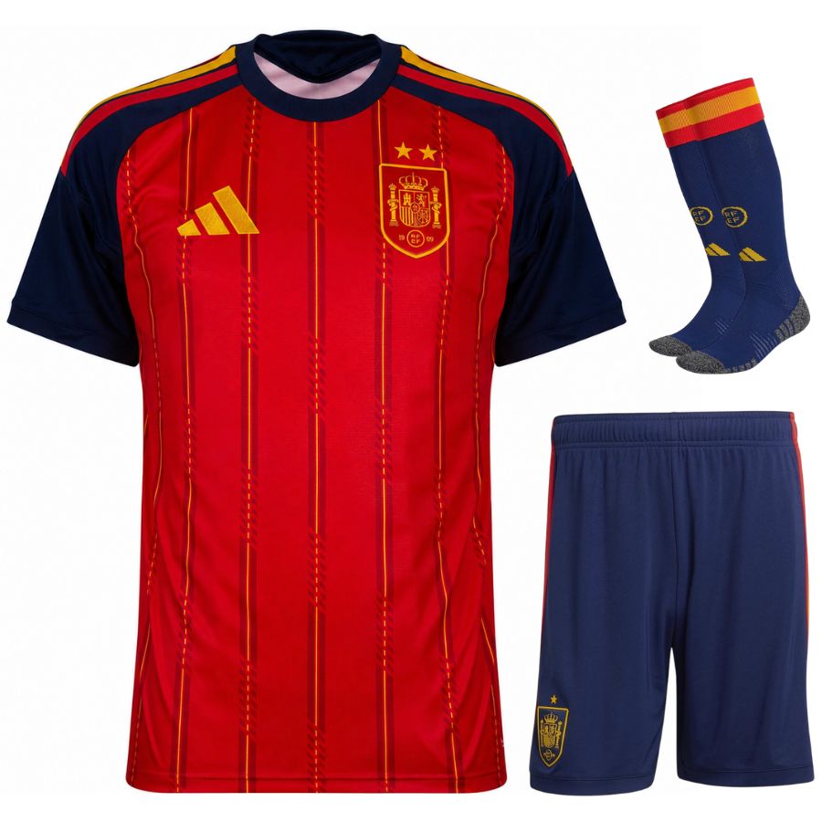 Maillot Kit Enfant Espagne Domicile 2 Etoiles