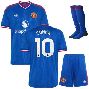 Maillot Manchester United Kit Enfant Exterieur 2026 2027 Cunha