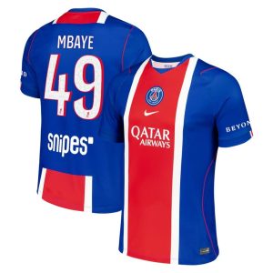 PSG Home Shirt 2026-2027 Mbaye