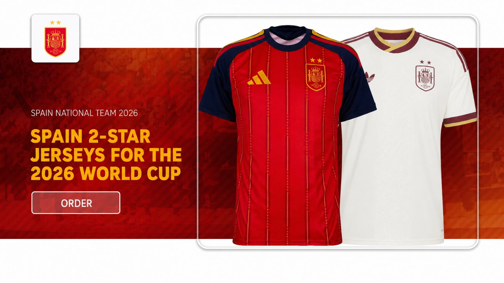 jersey spain 2 stars