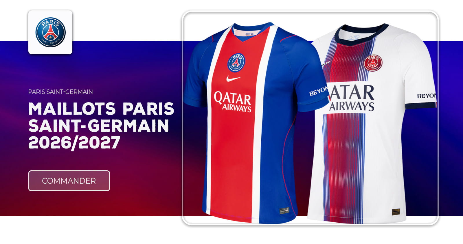 maillots psg 2026 2027