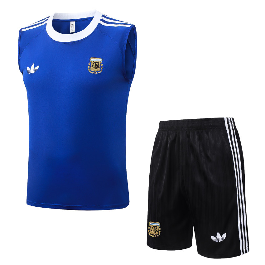 Debardeur Short Argentine 2026 2027 Bleu Océan