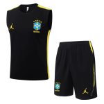 Debardeur Short Bresil 2026 2027 Noir Jaune