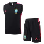 Debardeur Short Bresil 2026 2027 Noir Rouge