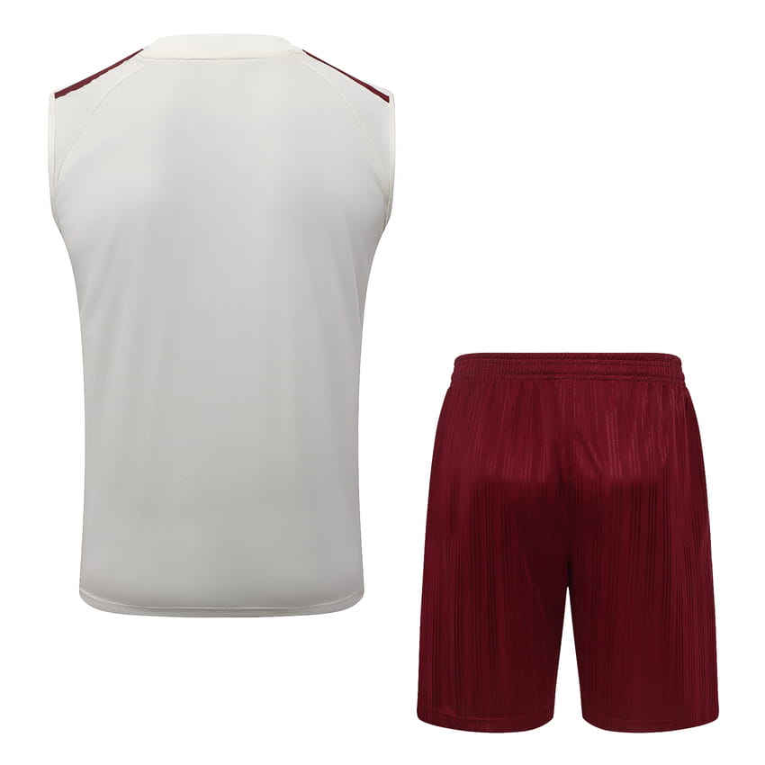 Debardeur Short Espagne 2026 2027 Blanc Rouge