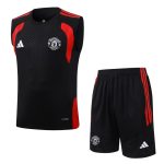 Debardeur Short Manchester United 2026 2027 Noir Charbon