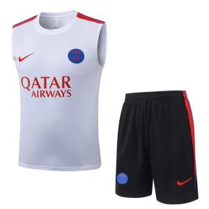 Debardeur Short PSG 2026 2027 Blanc Rouge