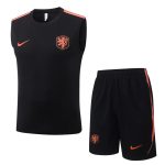 Debardeur Short Pays Bas 2026 2027 Noir Orange