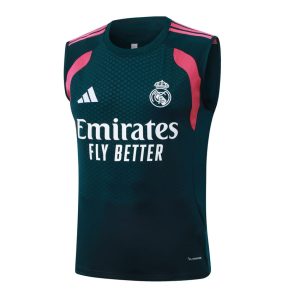 Camiseta sin mangas y pantalón corto del Real Madrid 2026-2027 - Azul petróleo