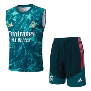 Debardeur Short Real Madrid 2026 2027 Vert Nuit