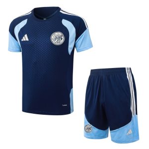 Ensemble Maillot Short Ajax 2026 2027 Bleu Sombre