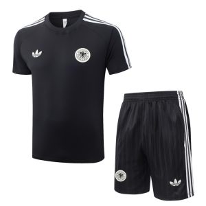 Ensemble Maillot Short Allemagne 2026 2027 Noir Blanc