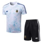 Ensemble Maillot Short Argentine 2026 2027 Blanc Motif