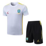 Ensemble Maillot Short Bresil 2026 2027 Blanc