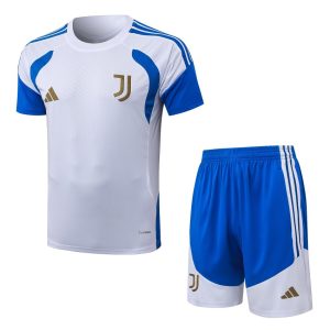 Ensemble Maillot Short Juventus 2026 2027 Blanc Bleu