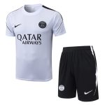 Ensemble Maillot Short PSG 2026 2027 Blanc Noir