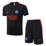 Ensemble Maillot Short PSG 2026 2027 Noir Rouge