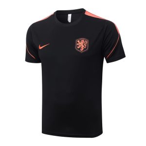 Ensemble Maillot Short Pays Bas 2026 2027 Noir Orange