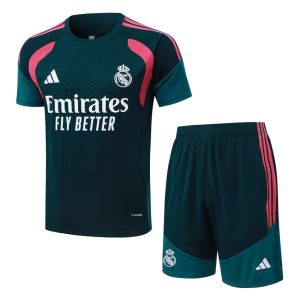 Ensemble Maillot Short Real Madrid 2026 2027 Bleu Pétrole