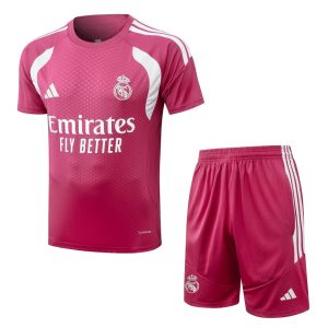Conjunto de camiseta y pantalón rosa del Real Madrid 2026/2027