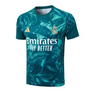 Conjunto de camiseta y pantalón corto verde medianoche del Real Madrid 2026/2027