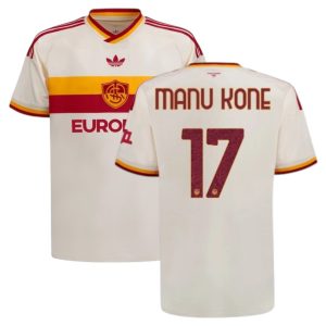 Maglia da trasferta AS Roma 2026/2027 Manu Kone (1)