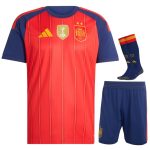 Maillot Espagne Kit Enfant Domicile 2 étoiles Champions 2026