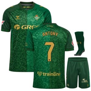 Betis Seville Away Kids Kit Jersey 2026 2027 Antony