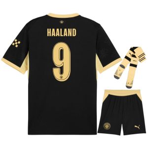 Maillot Kit Enfant Manchester City Exterieur 2026 2027 Haaland