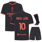Camiseta infantil del AC Milan, tercera equipación, temporada 2026/2027, Rafael Leão