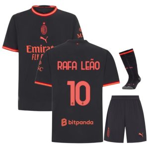 Maglia da trasferta AC Milan per bambini, stagione 2026/2027, di Rafael Leao