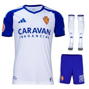 Maillot Real Zaragoza kit Enfant Domicile 2026 2027 (1)