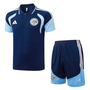 Survetement Ajax Polo 2026 2027 Bleu Sombre