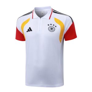 Survetement Allemagne Polo 2026 2027 Blanc Rouge